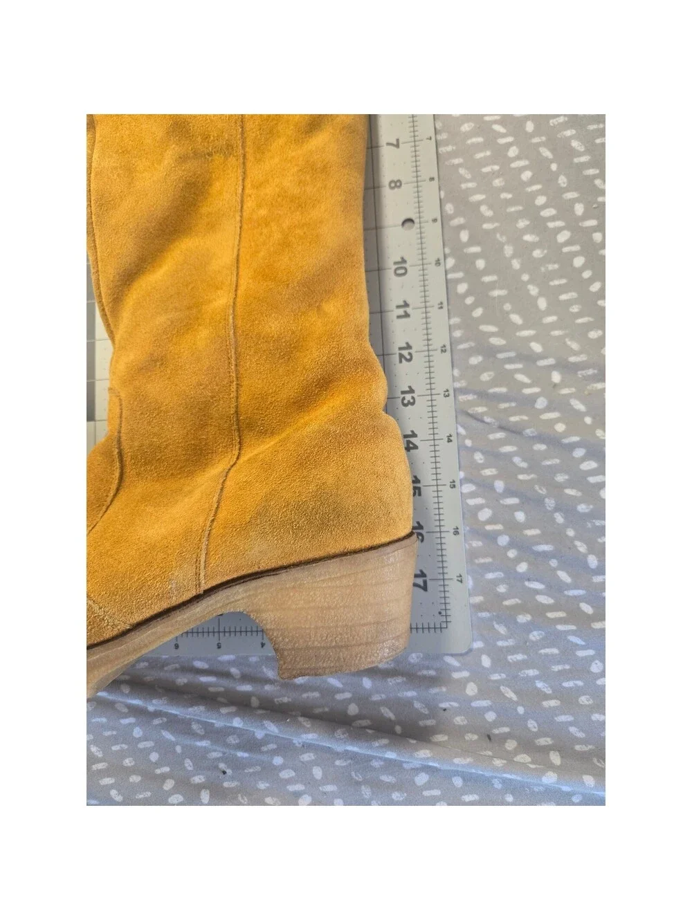 Vintage 1970s Suede Shearling Boots, Boho Mod Winter Boots, side zip